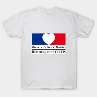 Bière Frites Moules T-Shirt